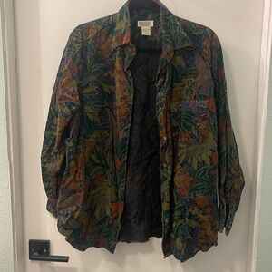 Vintage floral button up